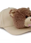 Neco Plush Boz Ayı Kep Şapka Krem