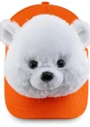 Neco Plush Kutup Ayısı Kep Şapka Turuncu