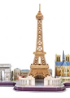 Cubic Fun 114 Parça Puzzle City Line Paris