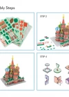 Cubic Fun 92 Parça Puzzle St. Basils Cathedral