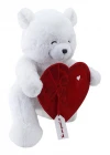 Neco Plush Fluffy Kalp Kutu Flamalı Serenat Ayı 55 Cm