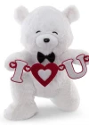 Neco Plush Fluffy I Love You Serenat Ayı 45 Cm