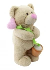 Neco Plush Kalp Çiçekli Peluş Ayı 55 Cm