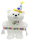 Neco Plush Papyonlu Happy Birthday Peluş Ayı 45 cm