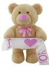 Neco Plush I Love Flamalı Ayı 40  cm Peluş Oyuncak