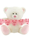 Neco Plush I Love You Thıs Much Kalpli Peluş Ayı 55 cm