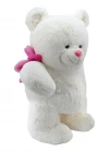 Neco Plush Arkada Papatya Tutan Peluş Ayı 55 cm