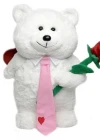 Neco Plush Kravatlı Ayakta Tombul Ayı 50 Cm