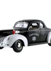 Maisto 1939 Ford Deluxe Police 1:18 Model Araba Special Edition