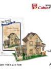Cubic Fun 3D 36 Parça Puzzle Fransız Garden Kulübesi