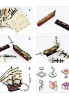 Cubic Fun 3D Puzzle 193 Parça USS Constitution Gemisi