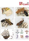 Cubic Fun 3D 189 Parça Puzzle HMS Victory Donanma Gemisi