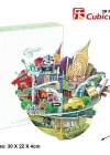 Cubic Fun 3D 55 Parça Puzzle New York Şehir Kompozisyonu