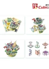 Cubic Fun 3D 55 Parça Puzzle New York Şehir Kompozisyonu