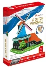 Cubic Fun 3D Puzzle 71 Parça Yel Değirmeni - Hollanda