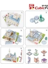 Cubic Fun 3D 116 Parça Puzzle Mevlana Türbesi