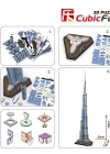 Cubic Fun 3D 136 Parça Puzzle Burç Halife Binası - Dubai