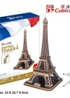 Cubic Fun 3D 82 Parça Puzzle Eyfel Kulesi - Fransa