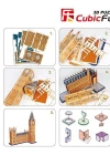 Cubic Fun 3D 117 Parça Puzzle Big Ben Saat Kulesi - İngiltere