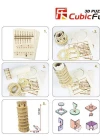 Cubic Fun 3D 30 Parça 3D Puzzle Pisa Kulesi - İtalya