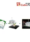 Cubic Fun 3D 56 Parça Led Puzzle Beyaz Saray - ABD  (Led Işıklı)