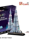 Cubic Fun 3D 136 Parça Led Puzzle Burç Halife Binası - Dubai (Led