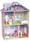 Cubic Fun 3D 60 Parça Çocuk Puzzle Küçük Artistin Evi