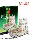 Cubic Fun 3D 46 Parça Puzzle Belem Kulesi - Portekiz