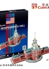 Cubic Fun 3D 43 Parça Puzzle Independence Hall Bağımsızlık Salonu