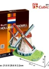 Cubic Fun 3D 45 Parça Puzzle Hollanda Değirmenleri