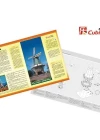 Cubic Fun 3D 45 Parça Puzzle Hollanda Değirmenleri