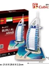 Cubic Fun 3D 44 Parça Puzzle Burç El Arap - Dubai