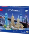 Cubic Fun 3D Puzzle City Line Serisi - New York City MC255h