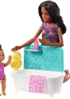 Barbie Bebek Bakıcılığı Oyun Seti FXH06