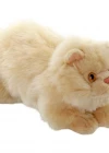 Animals Of The World Yatan Bej Kedi Peluş Oyuncak 26 cm
