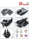 Cubic Fun 3D 340 Parça Puzzle Queen Annes Revenge LED Işıklı