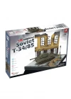 Cubic Fun 3D 213 Parça Puzzle Soviet T34/85 Dioroma Set