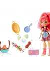 Cave Club Barbekü Partisi Oyun Seti Emberly Bebek ve Dinozoru