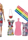 Barbie ve Crayola Renkli Kıyafetler