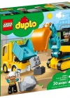 Lego Duplo Kamyon ve Paletli Kazıcı