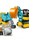 Lego Duplo Kamyon ve Paletli Kazıcı