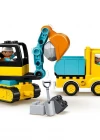 Lego Duplo Kamyon ve Paletli Kazıcı