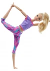 Barbie Sonsuz Hareket Bebeği - Sarışın, desenli taytlı