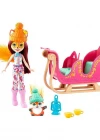Enchantimals Felicity Fox ve Flick Fantastik Kar Kızağı Oyun Seti