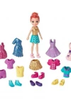 Polly Pocket Ekose Şıklığı Kıyafet Paketi