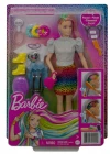 Barbie Leopar Desenli Saçlar Bebeği