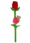 Neco Plush Ayılı ve Kalpli Jumbo Gül 100 cm