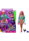 Barbie Extra Pembe Örgü Saçlı Bebek