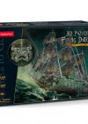 CubicFun Uçan Hollandalı Korsan Gemisi 3D Puzzle 360 Parça LED Iş