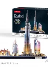CubicFun Dubai 3D Puzzle 182 Parça LED Işıklı